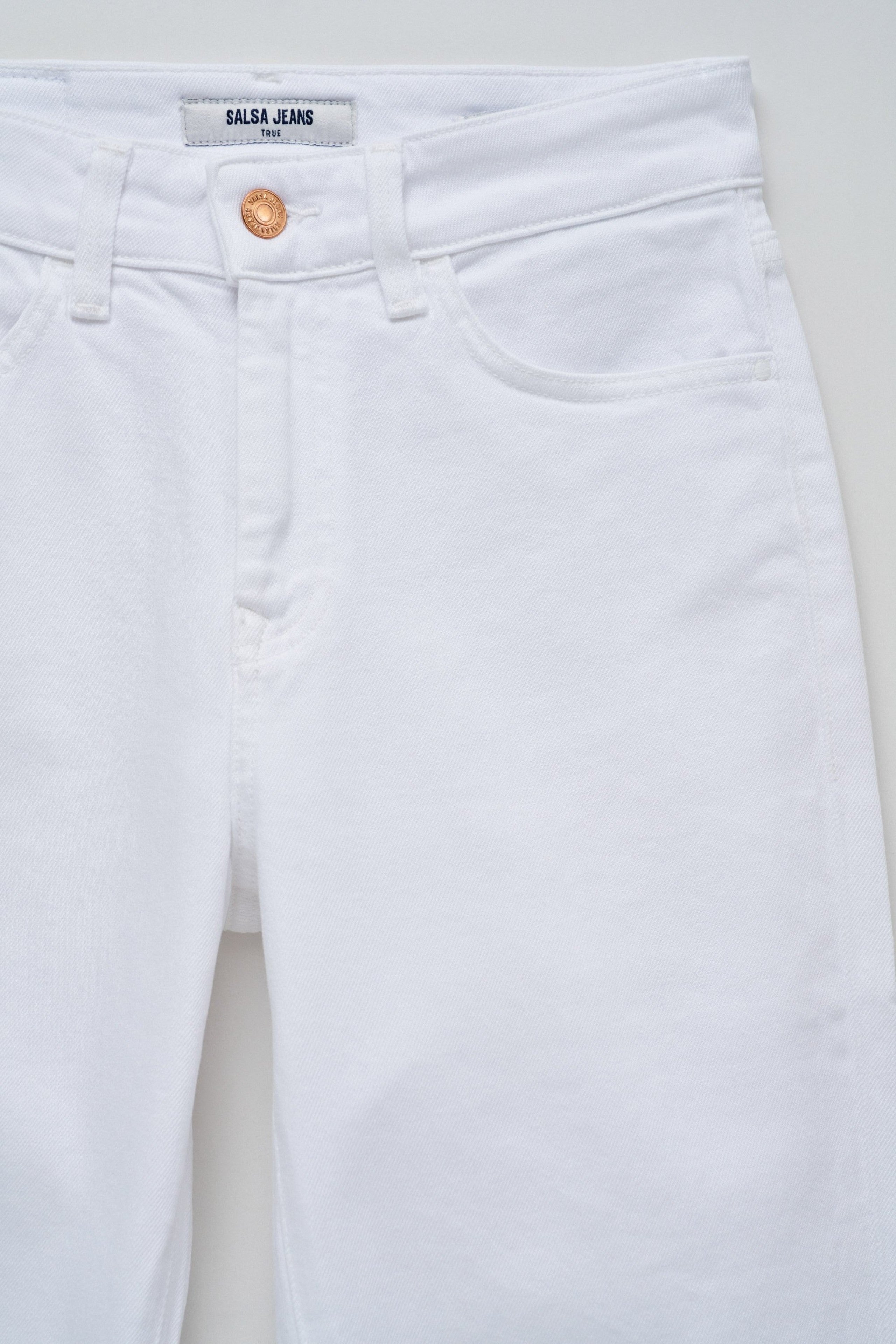 SALSA True Cropped Jeans - Bright Pearl White - 21008063.001