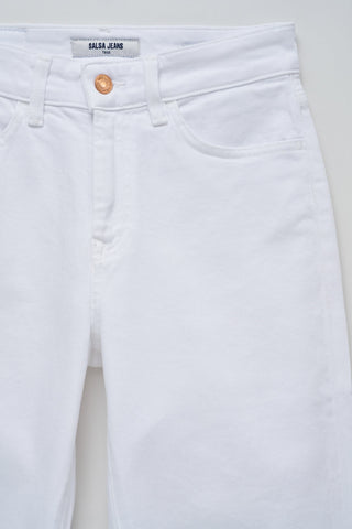 SALSA True Cropped Jeans - Bright Pearl White - 21008063.001