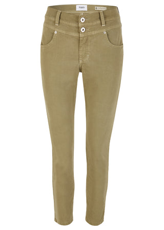 ANGELS JEANS Ornella Button 7/8 Hose - Dusty Olive Green - 178 680307.5415