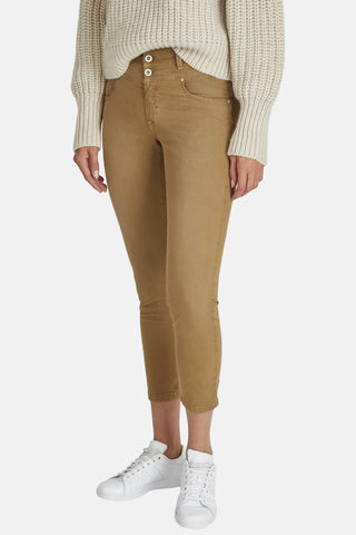 ANGELS JEANS Ornella Button 7/8-Hose - Warm Sahara Sand - 178 680307.7275