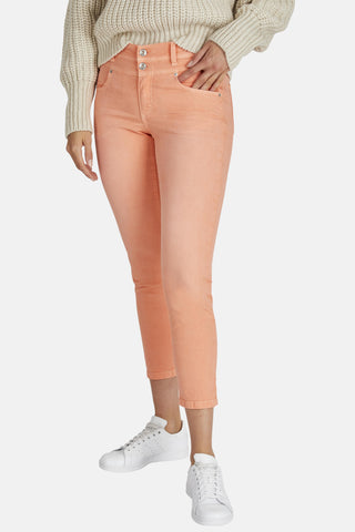 ANGELS JEANS Ornella Button 7/8-Hose - Sunset Peach - 178 680307.7905