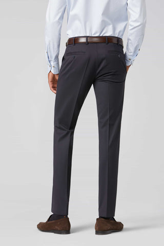 MEYER HOSEN Roma Anzughose - Midnight Navy Weave - 115-0-9288.19