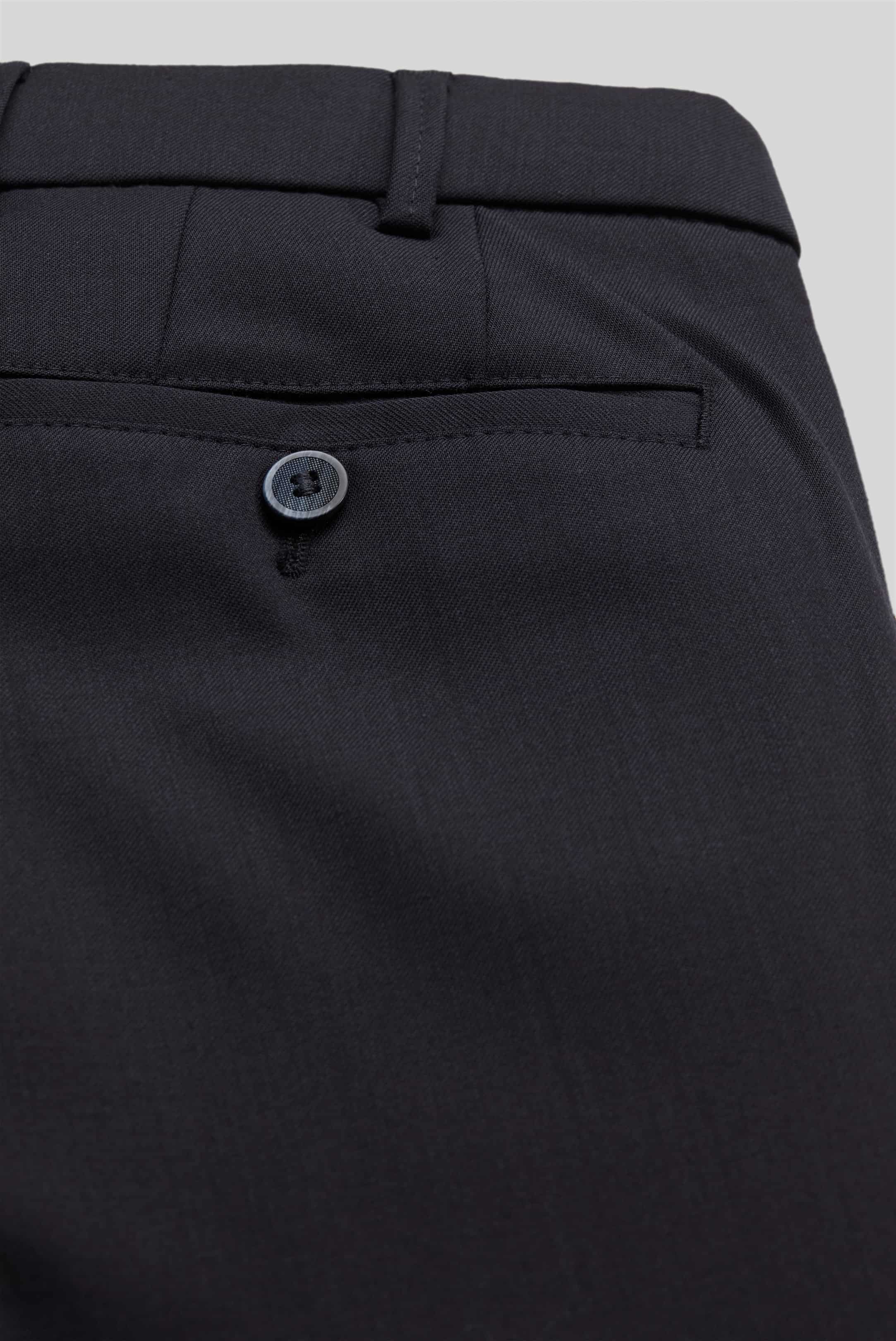MEYER HOSEN Roma Anzughose - Midnight Navy Weave - 115-0-9288.19 von MEYER HOSEN