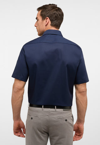 ETERNA COMFORT FIT Kurzarm Hemd - Night Sapphire - 1300-19-K149