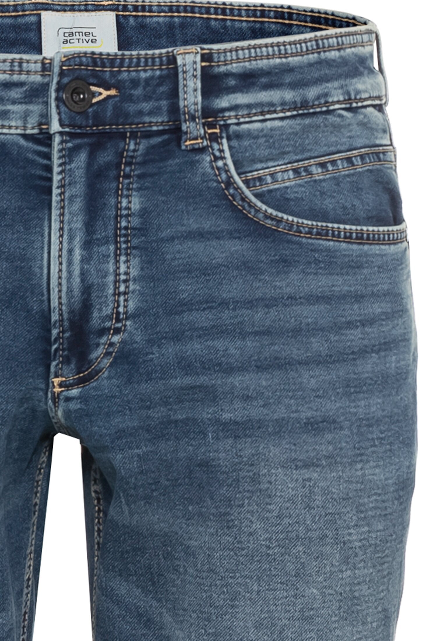 CAMEL ACTIVE Houston Five Pocket - Stonewash Twilight Blue - 488375 1D14.47 von Camel Active