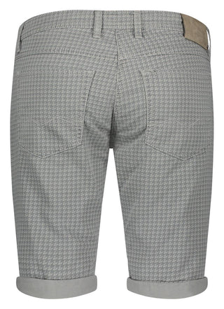 MAC JOG'N SHORTS Bermuda - Houndstooth Mist Grey - 0562-00-0716-041B
