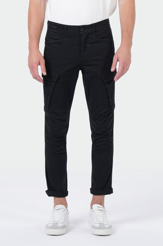 MOD JEANS ELIAS CARGO - Obsidian Jet Black - HW25-ELIAS.20011
