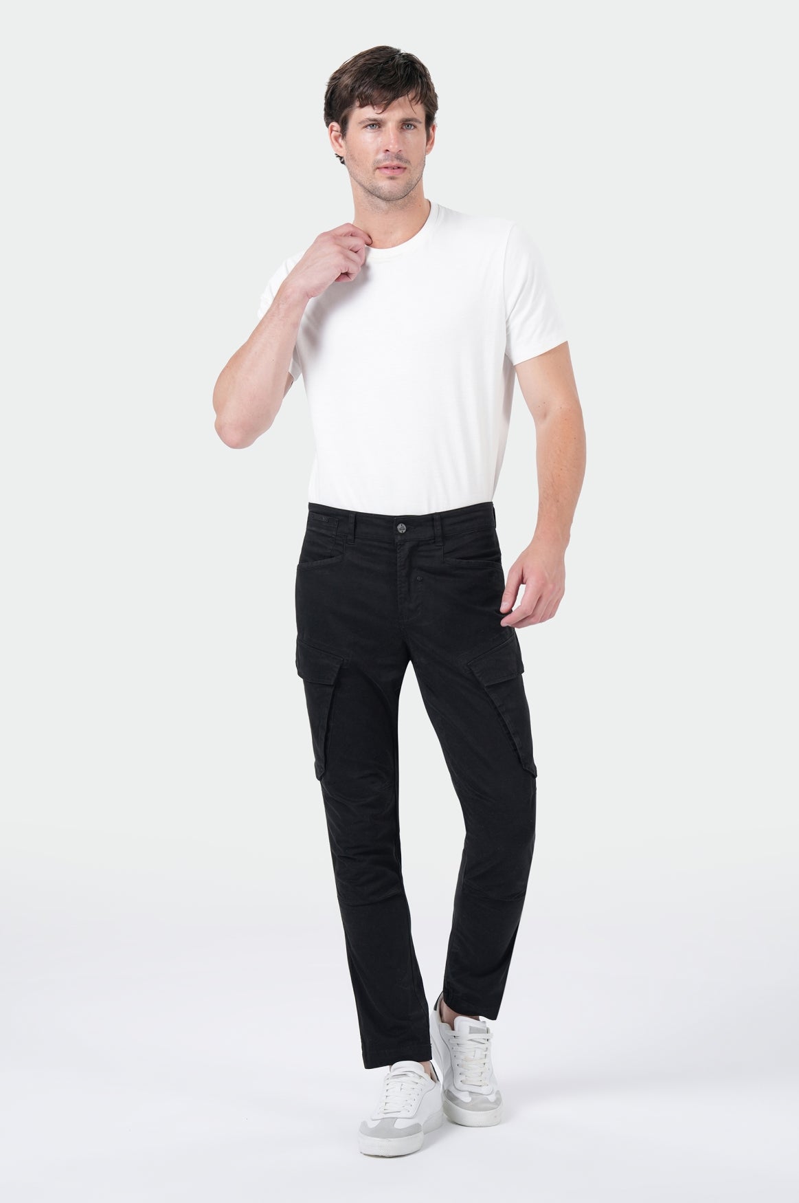 MOD JEANS ELIAS CARGO - Obsidian Jet Black - HW25-ELIAS.20011 von MOD Jeans