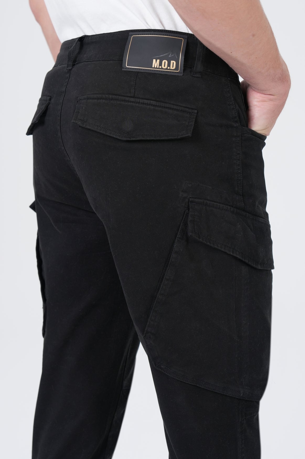 MOD JEANS ELIAS CARGO - Obsidian Jet Black - HW25-ELIAS.20011 von MOD Jeans
