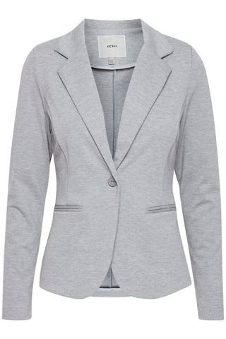 ICHI IHKATE Blazer - Silver Mist Grey Melange - 20101801.10020
