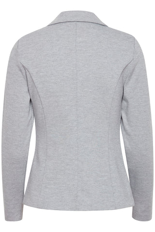ICHI IHKATE Blazer - Silver Mist Grey Melange - 20101801.10020