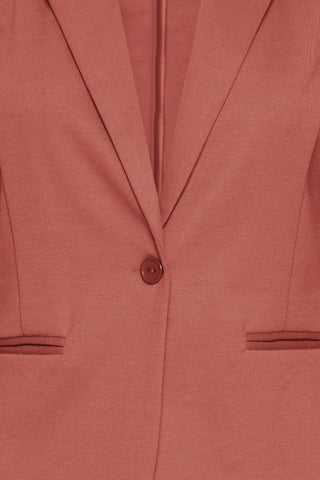 ICHI IHKATE Blazer - Terracotta Bloom - 20101801.191533