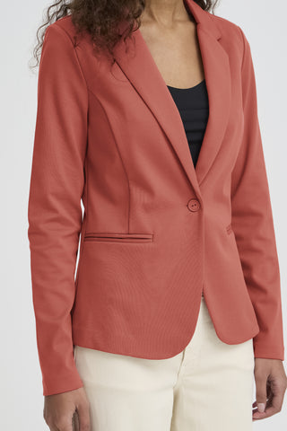 ICHI IHKATE Blazer - Terracotta Bloom - 20101801.191533
