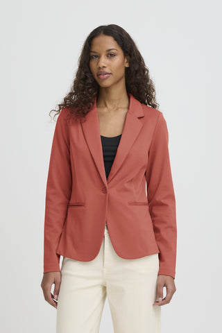 ICHI IHKATE Blazer - Terracotta Bloom - 20101801.191533