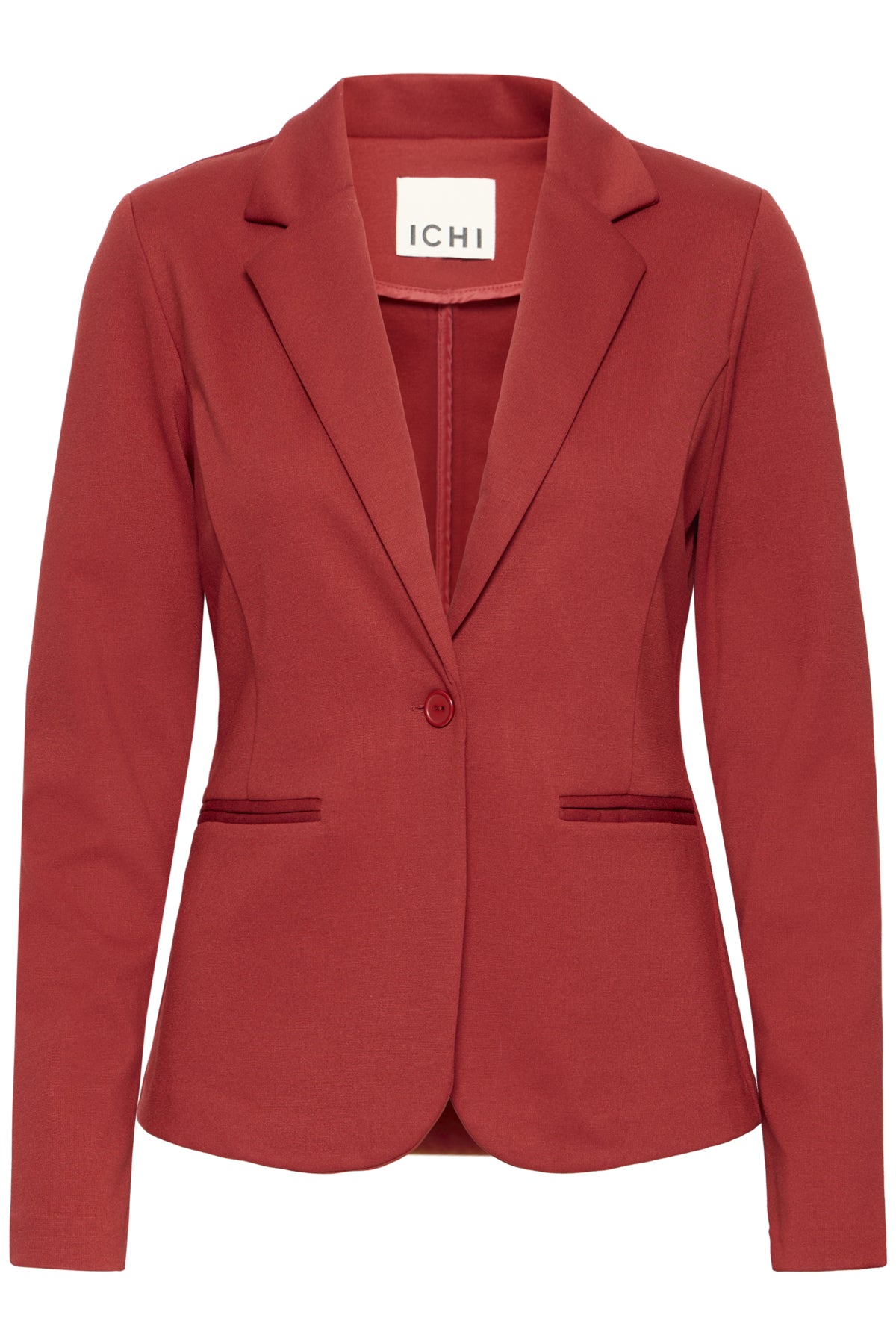 ICHI IHKATE Blazer - Crimson Velvet Red - 20101801.191555