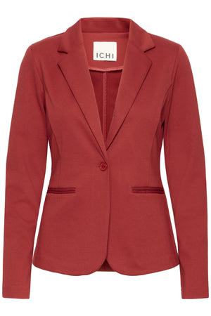 ICHI IHKATE Blazer - Crimson Velvet Red - 20101801.191555