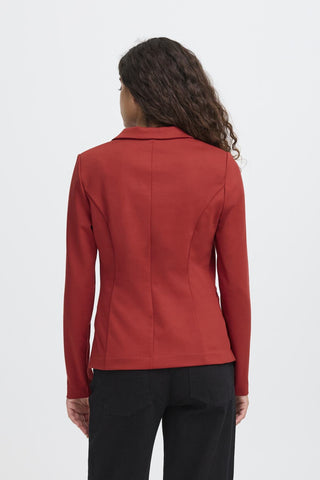 ICHI IHKATE Blazer - Crimson Velvet Red - 20101801.191555