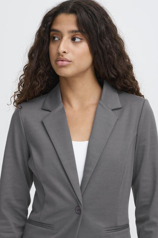 ICHI IHKATE Blazer - Foggy Steel Grey - 20101801.193907