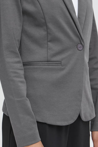 ICHI IHKATE Blazer - Foggy Steel Grey - 20101801.193907