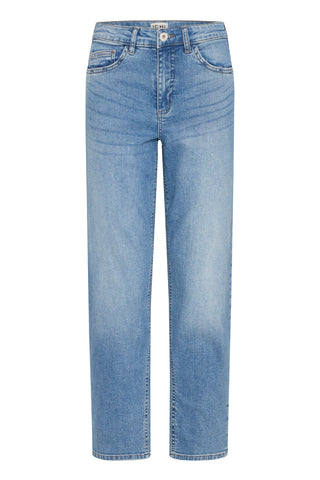 ICHI IHTWIGGY Raven Denim Tapered Jeans - Powder Sky Blue - 20110967.19044