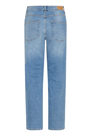 ICHI IHTWIGGY Raven Denim Tapered Jeans - Powder Sky Blue - 20110967.19044