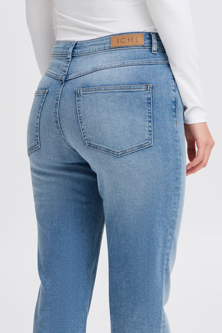 ICHI IHTWIGGY Raven Denim Tapered Jeans - Powder Sky Blue - 20110967.19044
