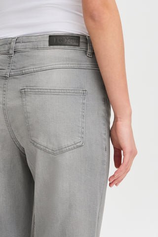 ICHI IHTWIGGY Raven Denim - Misty Concrete Grey - 20110967.200344