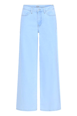 ICHI IHTWIGGY WIDE light blue bleached 20119022.900005260