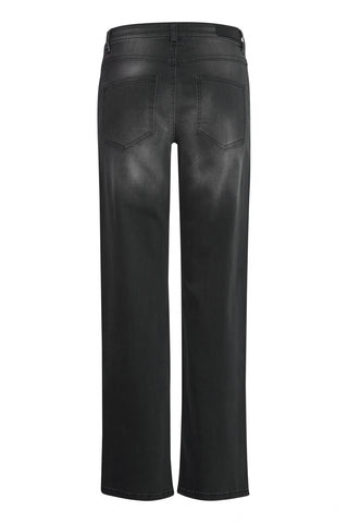 ICHI IHTWIGGY Straight Jeans - Iron Ink Grey - 20119128.19041