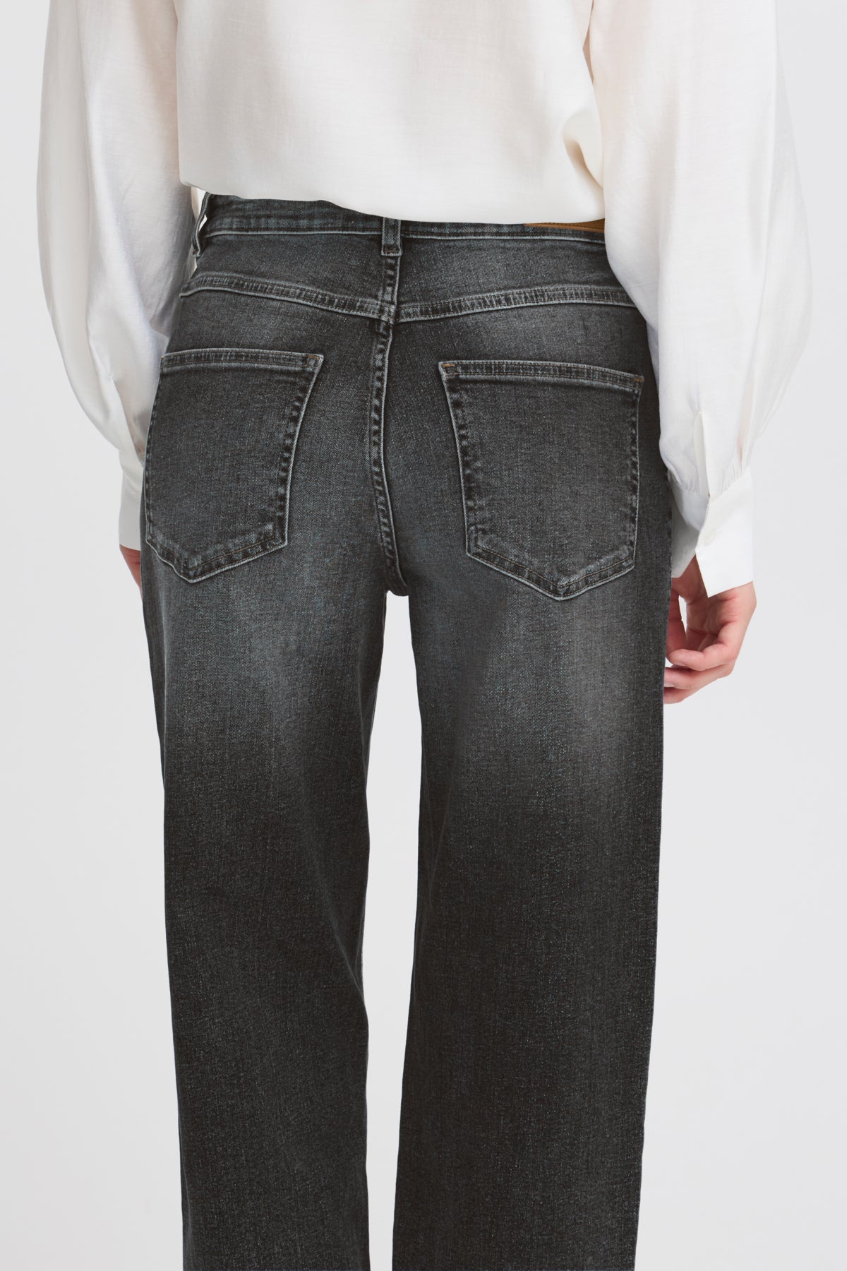 ICHI IHTWIGGY Straight Jeans - Iron Ink Grey - 20119128.19041 von ICHI