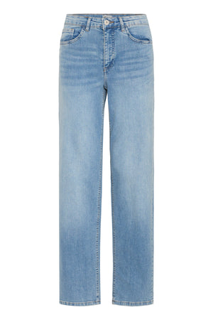 ICHI IHTWIGGY Straight Jeans - Misty Sky Blue - 20119128.19044