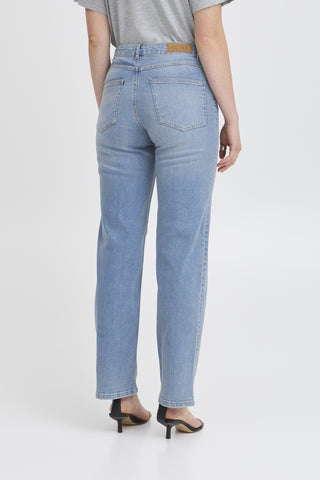 ICHI IHTWIGGY Straight Jeans - Misty Sky Blue - 20119128.19044