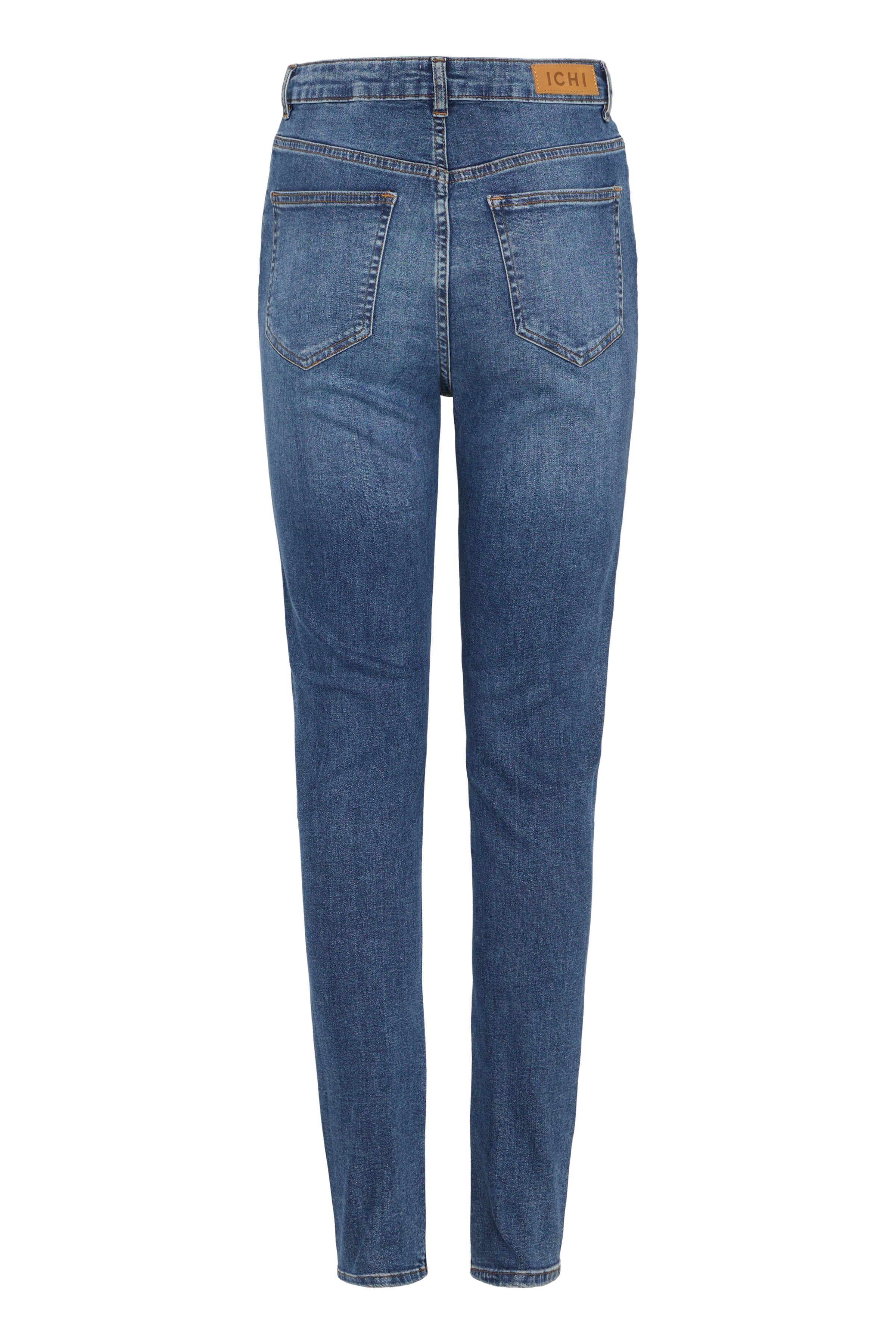 ICHI IHTWIGGY Slim High Waist Jeans - Seafoam Indigo - 20122631.200339