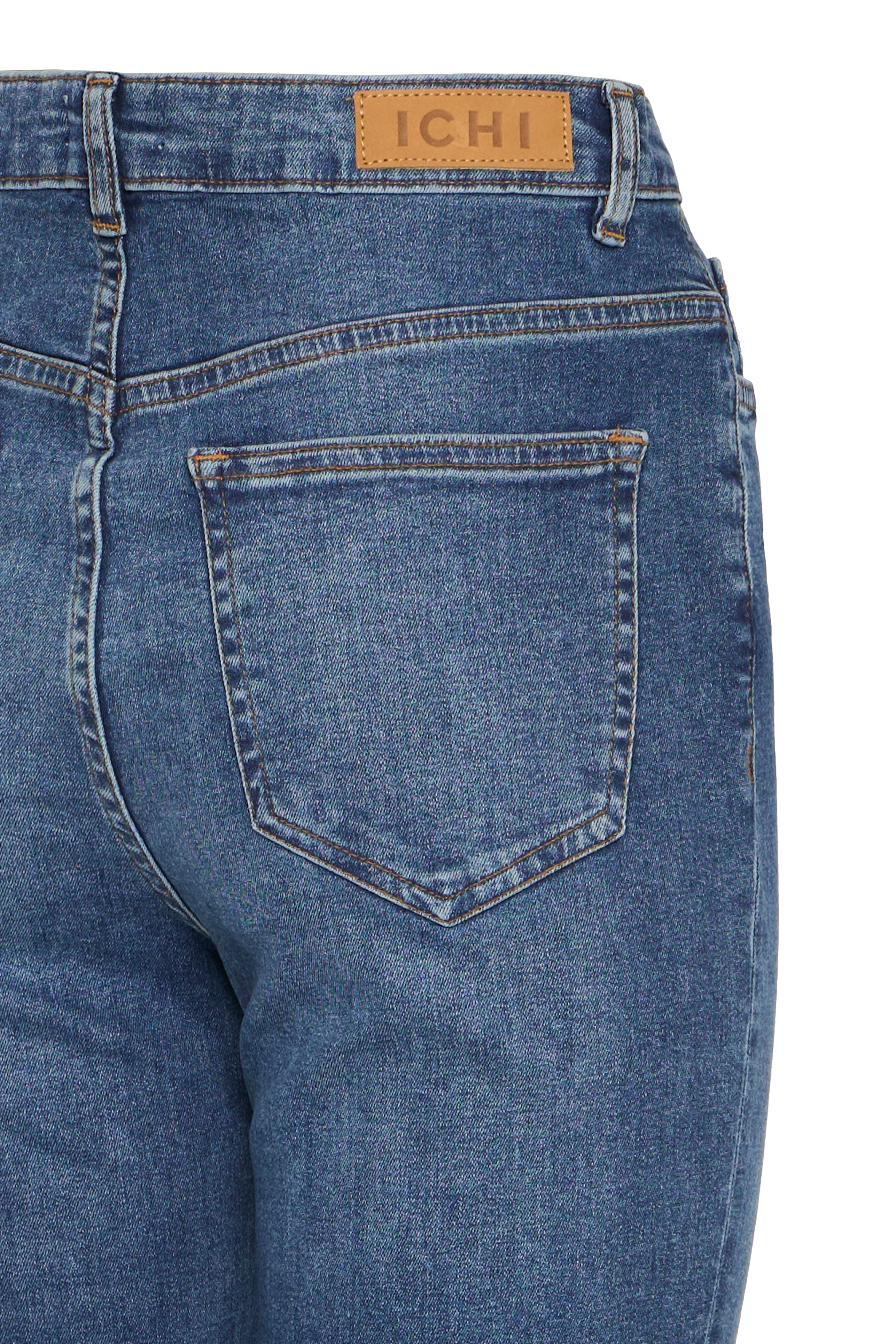 ICHI IHTWIGGY Slim High Waist Jeans - Seafoam Indigo - 20122631.200339 von ICHI
