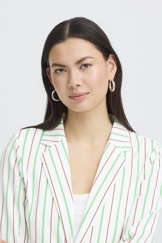 ICHI IHKATE BLAZER Damen greenbriar stripe 20125625.900005384