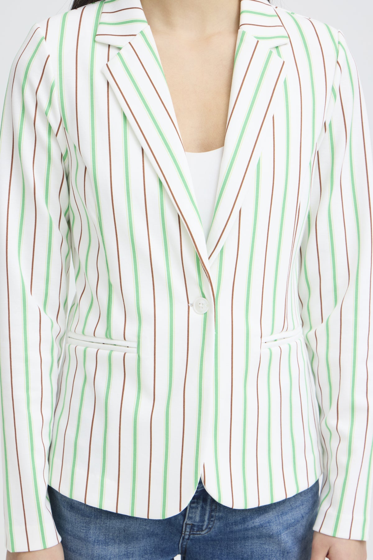 ICHI IHKATE BLAZER Damen greenbriar stripe 20125625.900005384 von ICHI