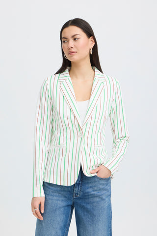 ICHI IHKATE BLAZER Damen greenbriar stripe 20125625.900005384