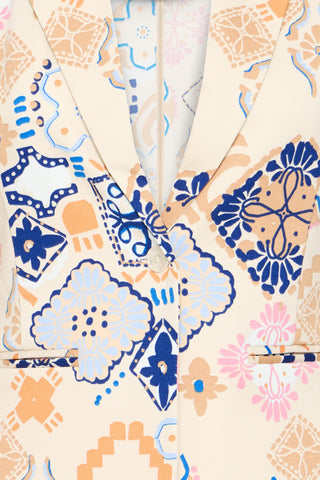 ICHI IHKATE BLAZER Damen graphic tile 20125625.900005486
