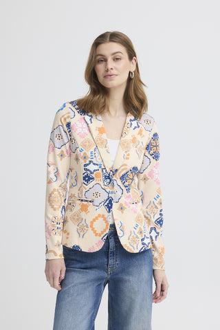 ICHI IHKATE BLAZER Damen graphic tile 20125625.900005486