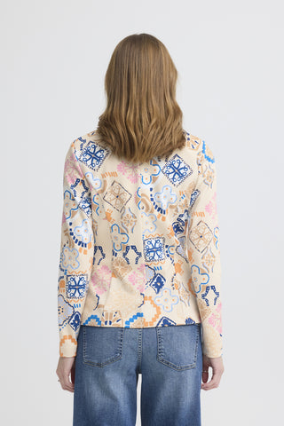 ICHI IHKATE BLAZER Damen graphic tile 20125625.900005486