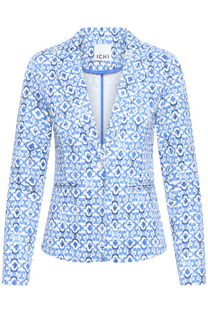 ICHI IHKATE BLAZER Damen print sodalite blue ikat 20125625.900005527