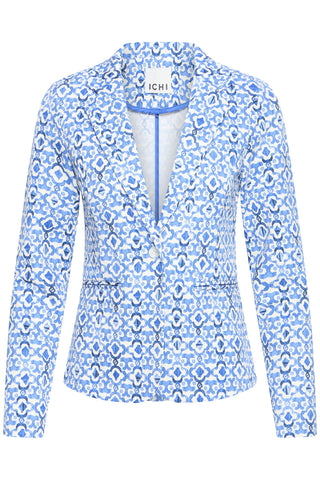 ICHI IHKATE BLAZER Damen print sodalite blue ikat 20125625.900005527