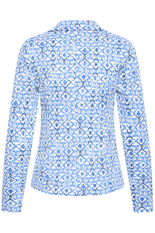 ICHI IHKATE BLAZER Damen print sodalite blue ikat 20125625.900005527