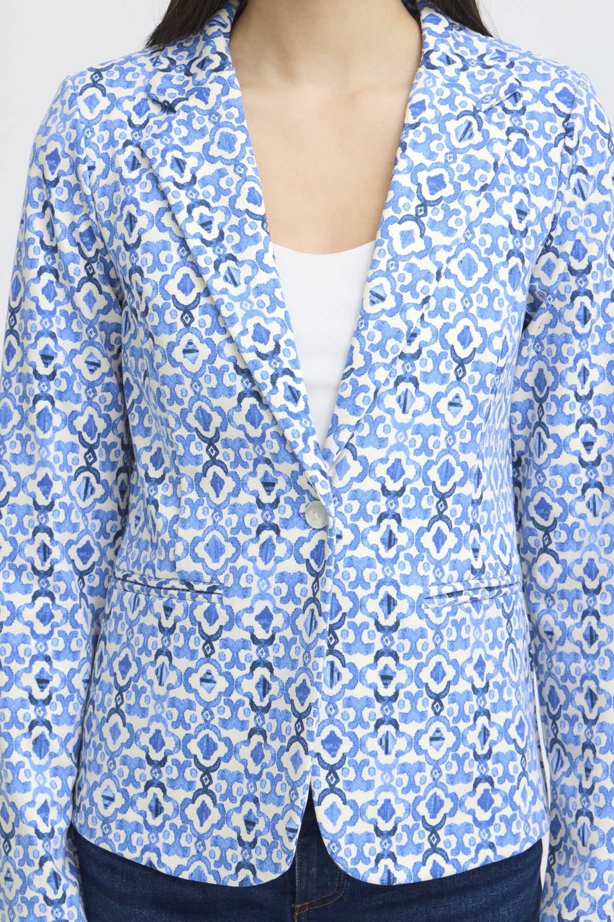 ICHI IHKATE BLAZER Damen print sodalite blue ikat 20125625.900005527 von ICHI