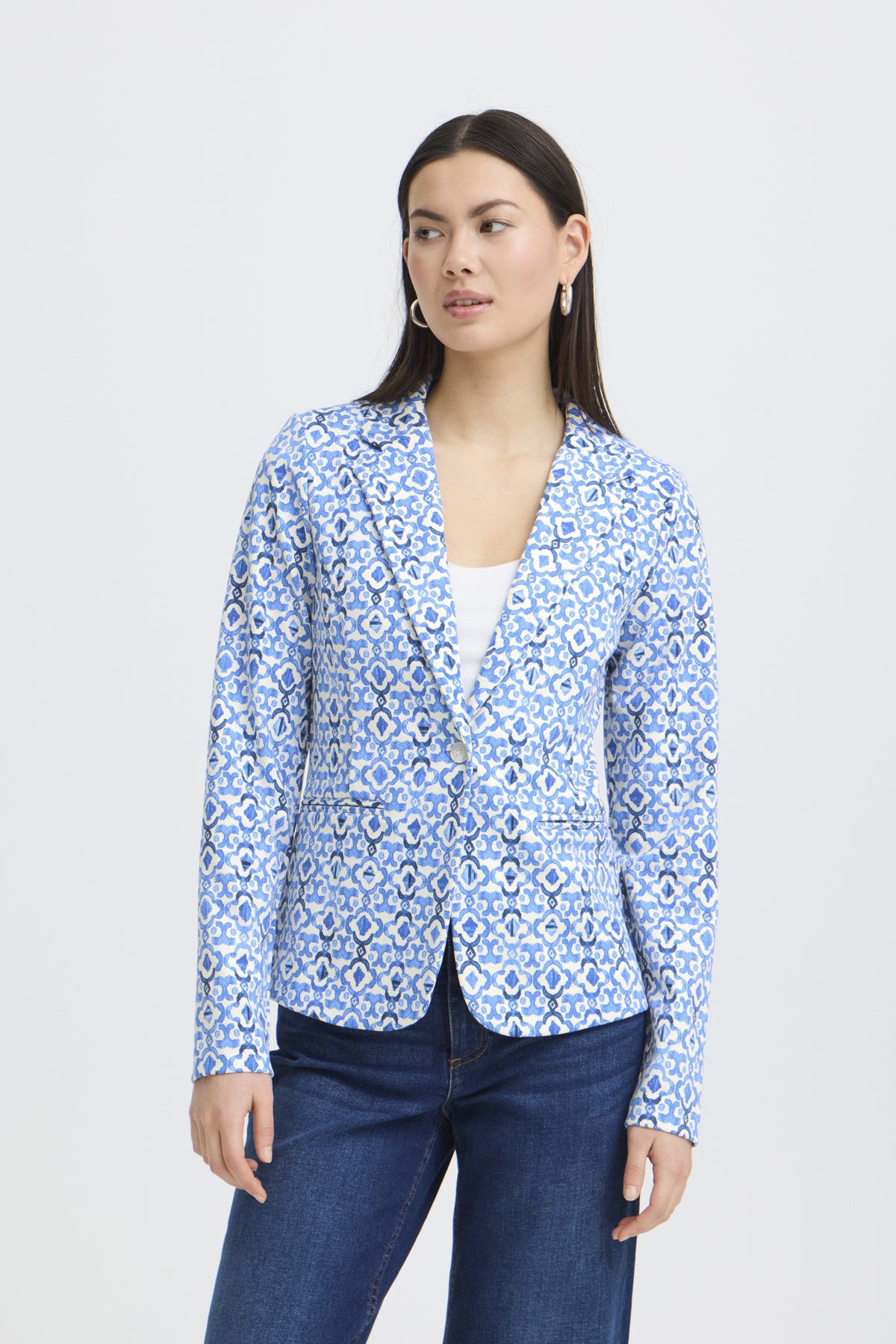 ICHI IHKATE BLAZER Damen print sodalite blue ikat 20125625.900005527 von ICHI