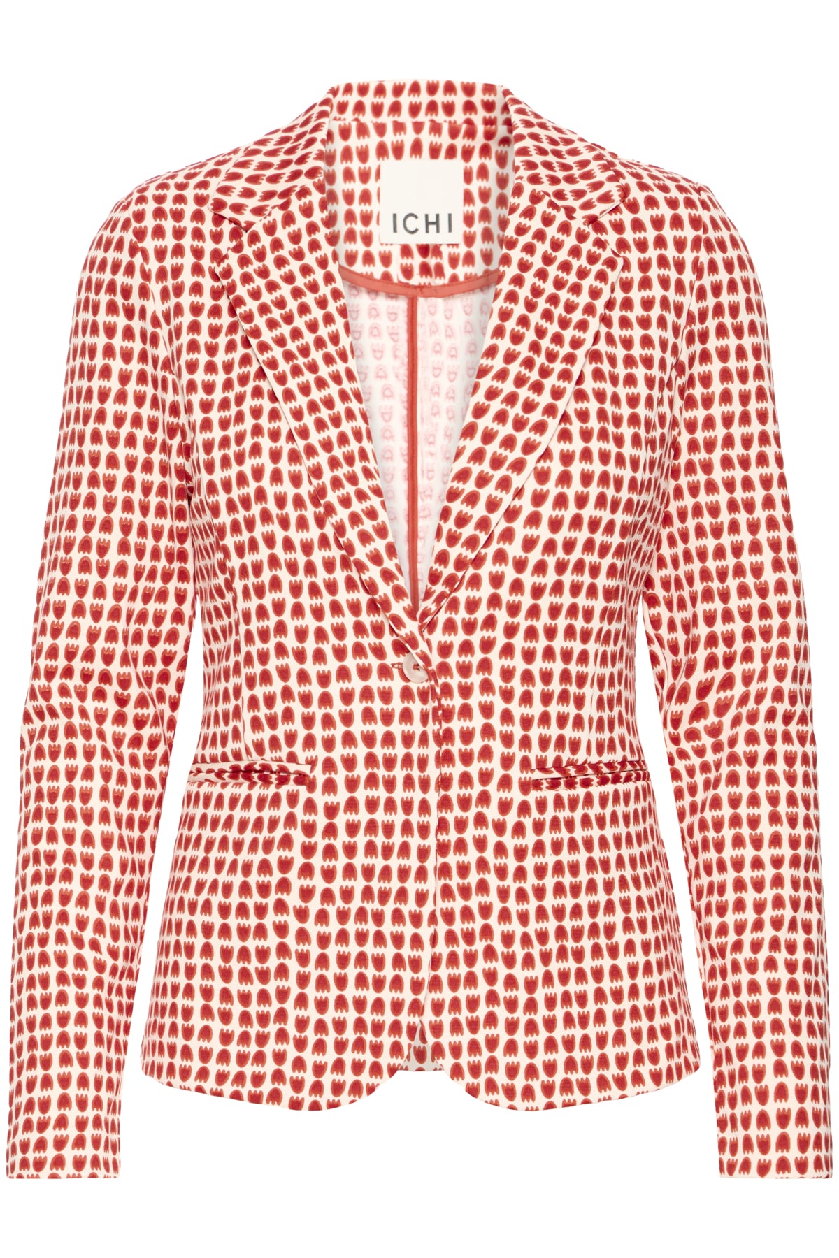 ICHI IHKATE BLAZER Damen fiery red tulip 20125625.900005730