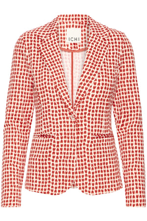 ICHI IHKATE BLAZER Damen fiery red tulip 20125625.900005730