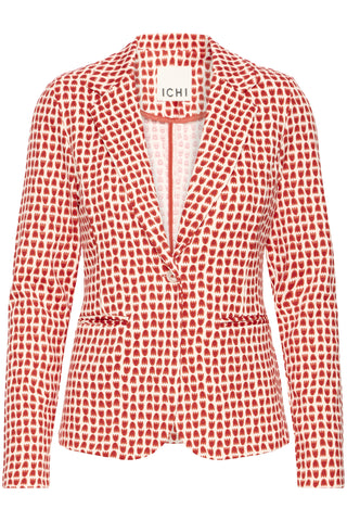 ICHI IHKATE BLAZER Damen fiery red tulip 20125625.900005730