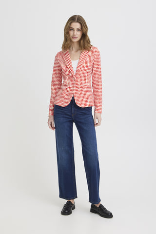 ICHI IHKATE BLAZER Damen fiery red tulip 20125625.900005730