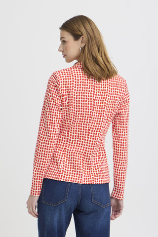 ICHI IHKATE BLAZER Damen fiery red tulip 20125625.900005730